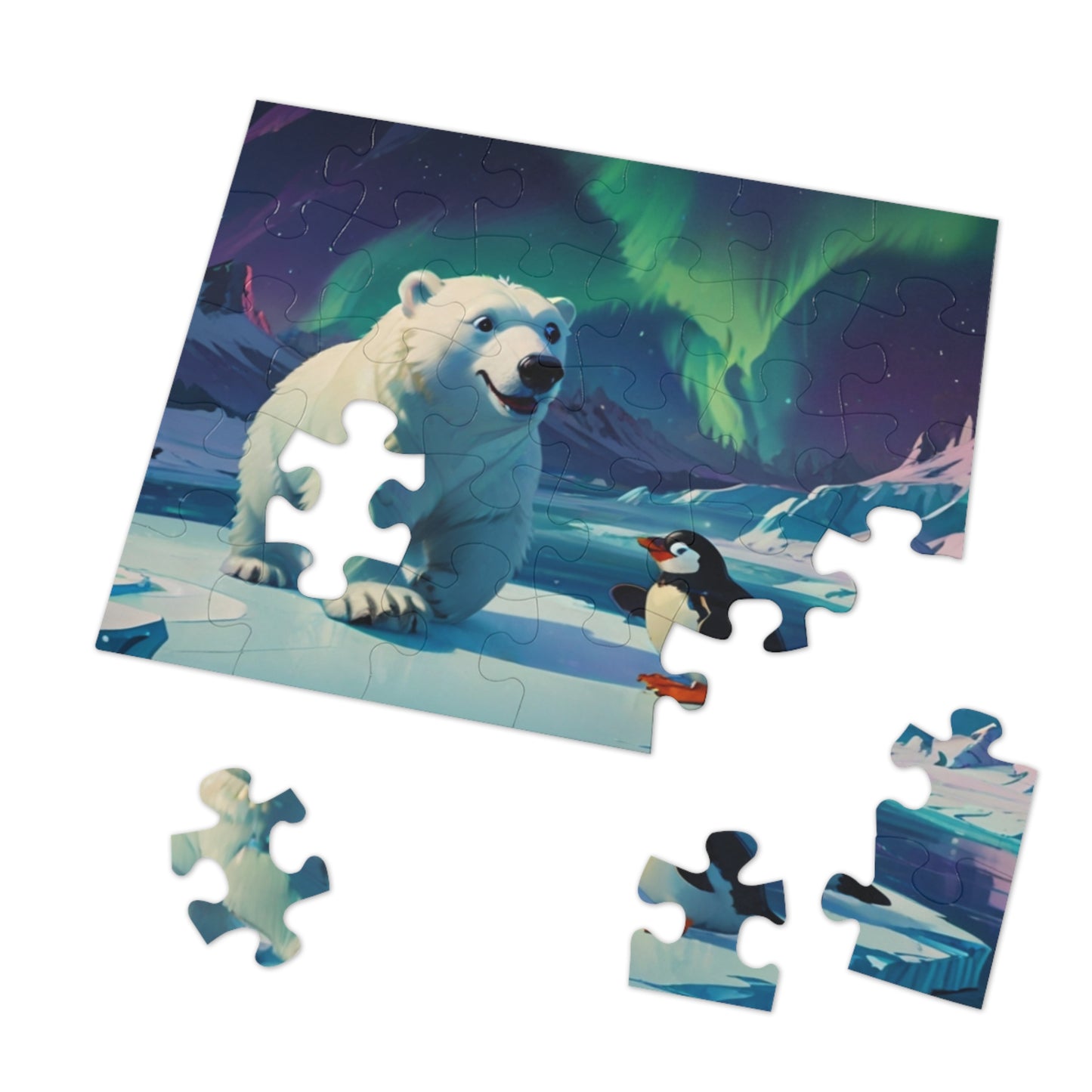 Polar Friends Jigsaw Puzzle (30, 110, 252, 500, 1000-Piece)