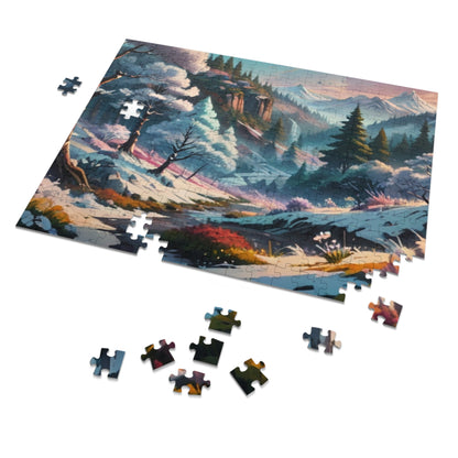 Silver Mist Valley Jigsaw Puzzle (30, 110, 252, 500, 1000-Piece)