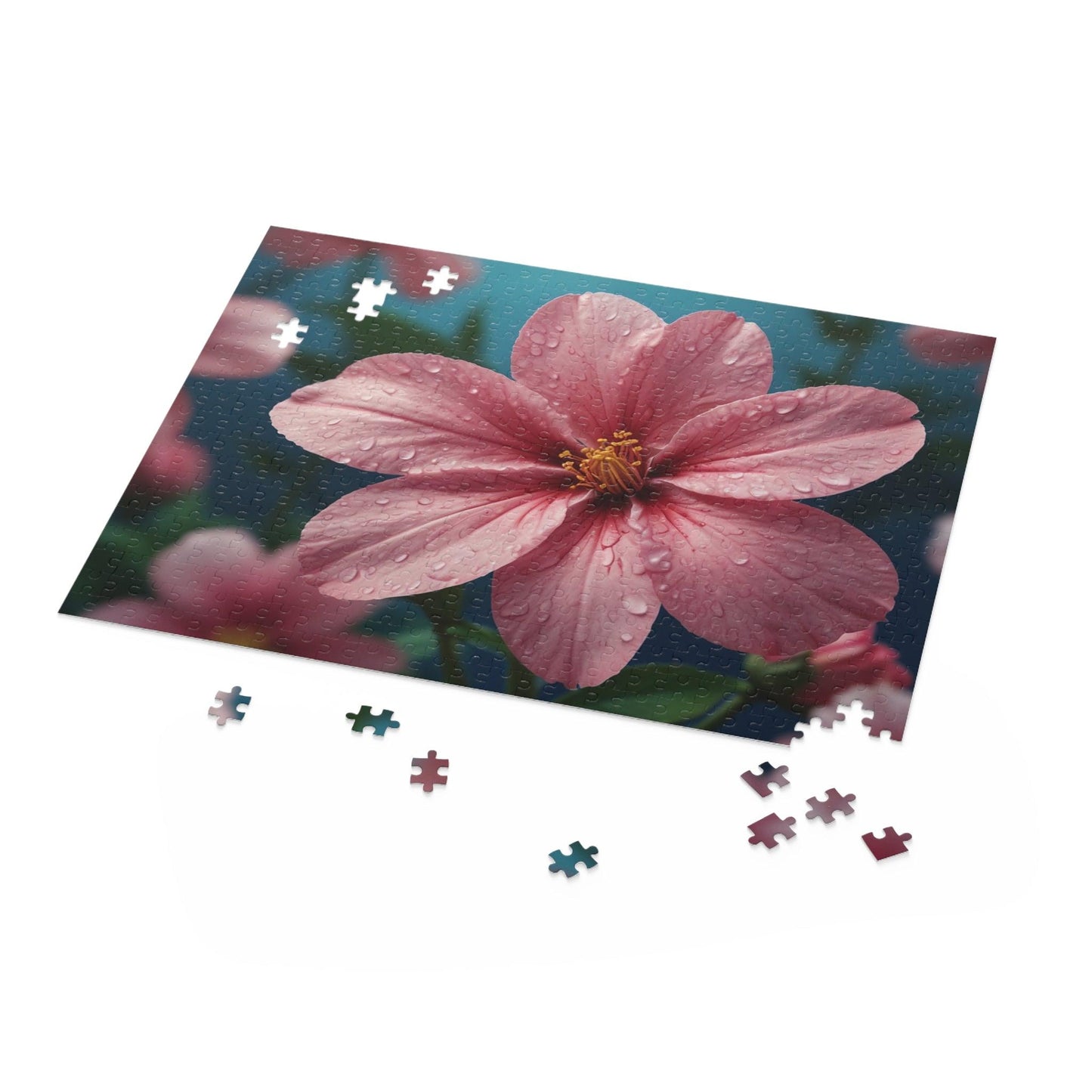 Rain-Kissed Blossoms Puzzle (120, 252, 500-Piece) - Puzzlers Paradise