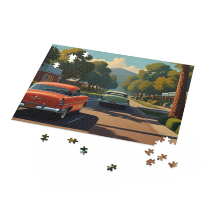 Americana Avenue Jigsaw Puzzle (120, 252, 500-Piece)