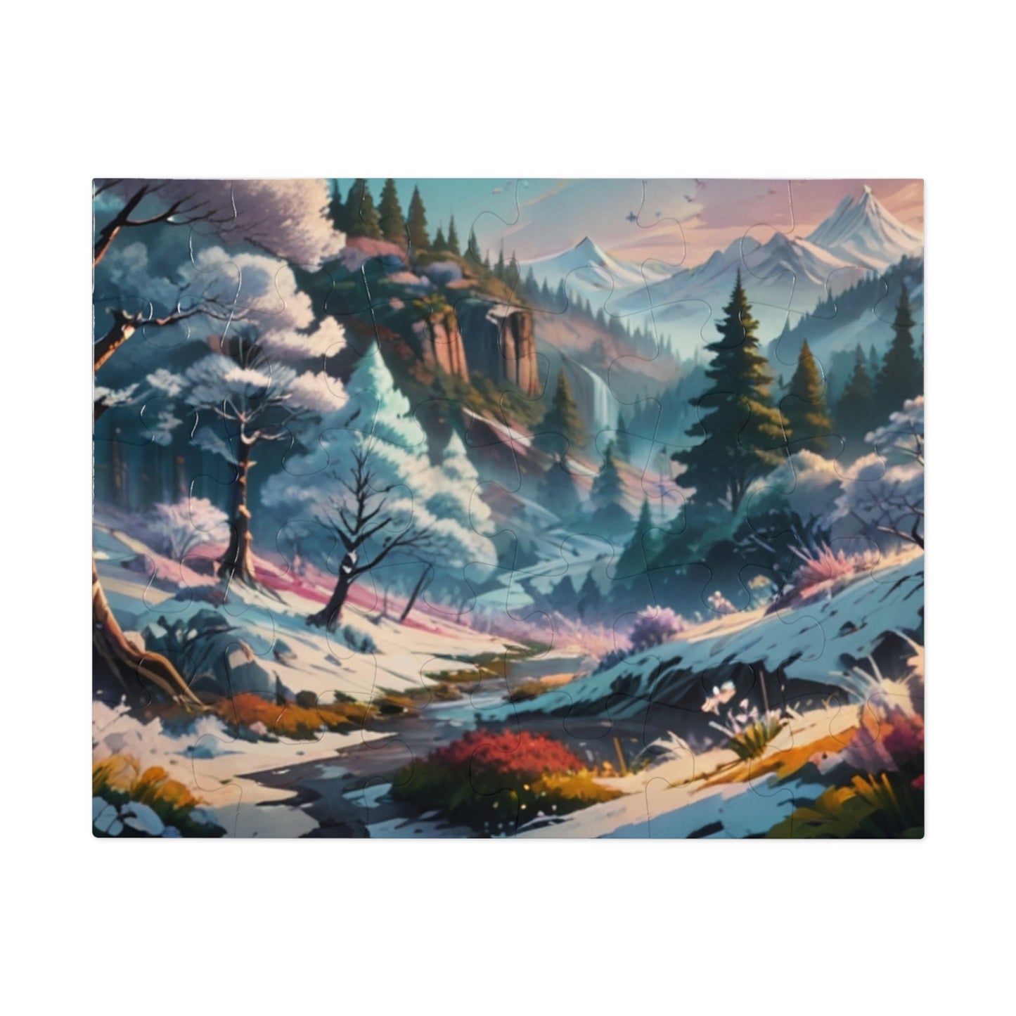 Silver Mist Valley Jigsaw Puzzle (30, 110, 252, 500, 1000-Piece)