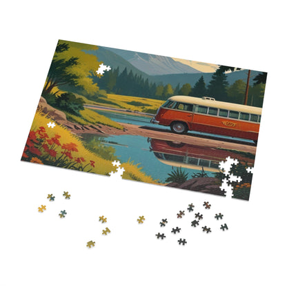 Mountain Reflections Van Jigsaw Puzzle (252, 500, 1000-Piece)