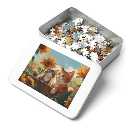 Summer Whimsy Kittens Jigsaw Puzzle (252, 500, 1000-Piece)
