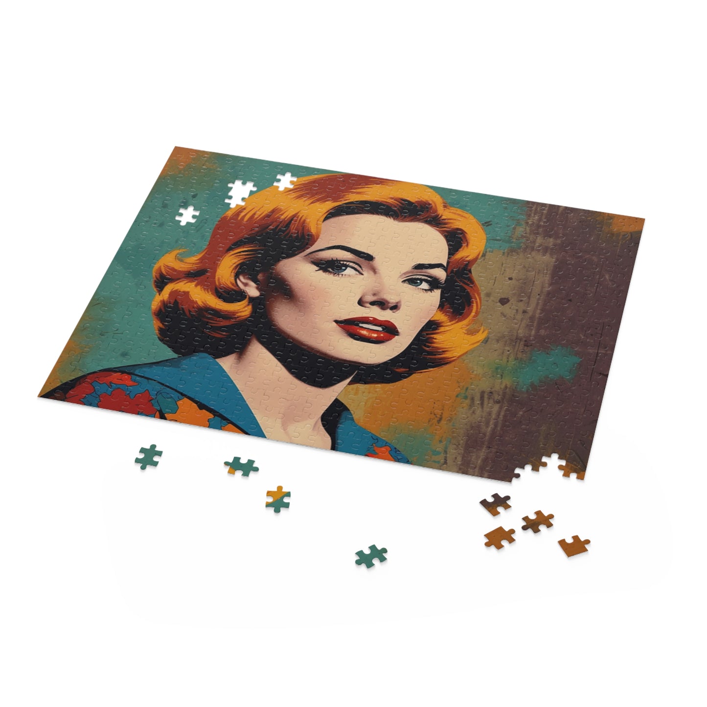 Retro Radiance Jigsaw Puzzle (120, 252, 500-Piece) - Puzzlers Paradise