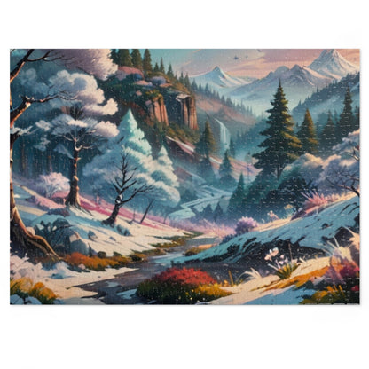 Silver Mist Valley Jigsaw Puzzle (30, 110, 252, 500, 1000-Piece)