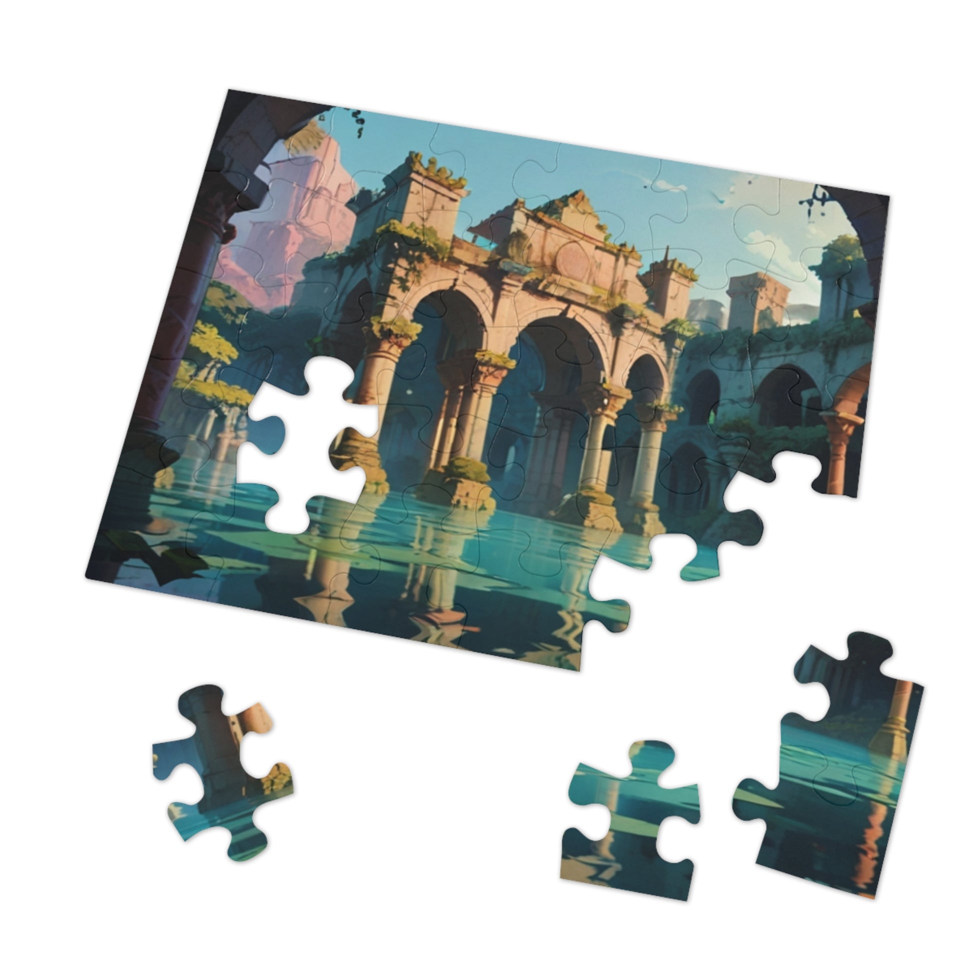 Sunken Palace Jigsaw Puzzle (30, 110, 252, 500, 1000-Piece) - Puzzlers Paradise