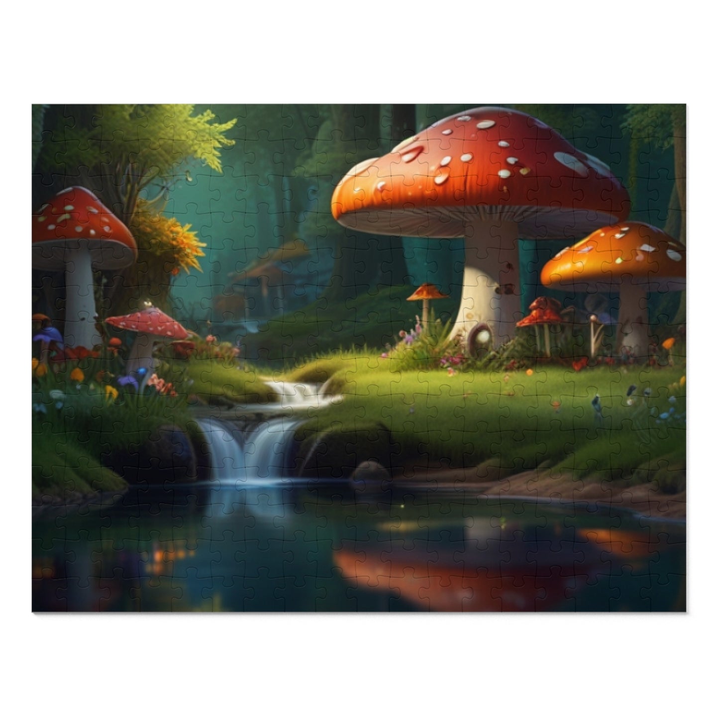 Mystic Mushroom Grove Jigsaw Puzzle (252, 500, 1000-Piece)
