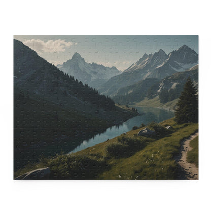 Alpine Serenity Puzzle (120, 252, 500-Piece) - Puzzlers Paradise