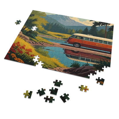 Mountain Reflections Van Jigsaw Puzzle (252, 500, 1000-Piece)