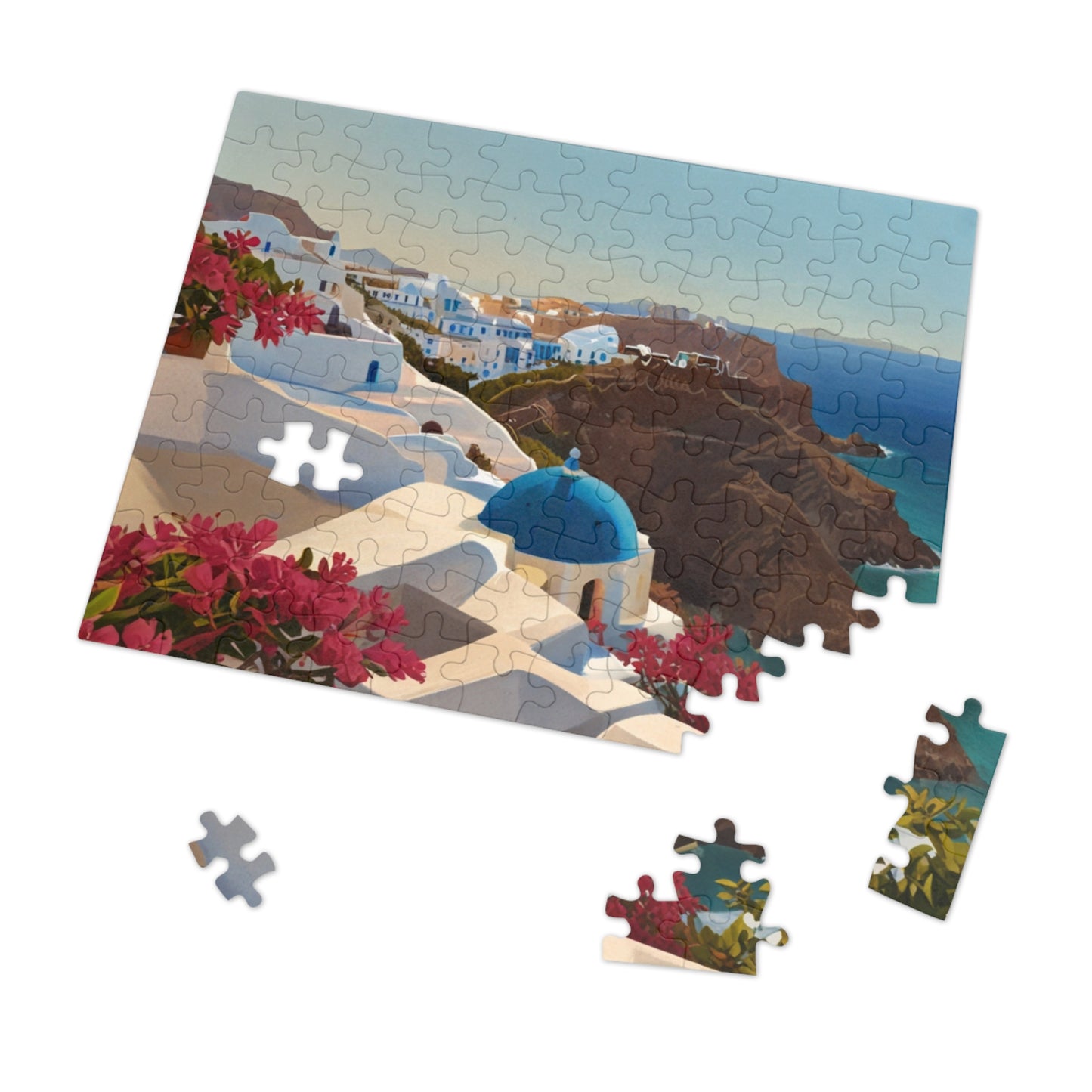Santorini Serenity Jigsaw Puzzle (252, 500, 1000-Piece)