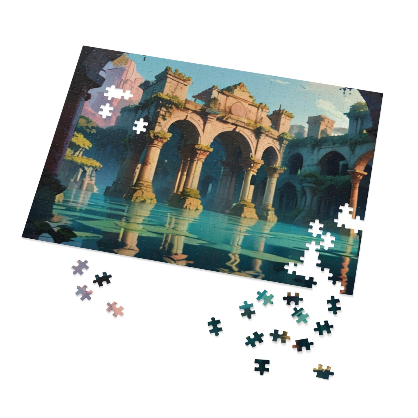 Sunken Palace Jigsaw Puzzle (30, 110, 252, 500, 1000-Piece) - Puzzlers Paradise