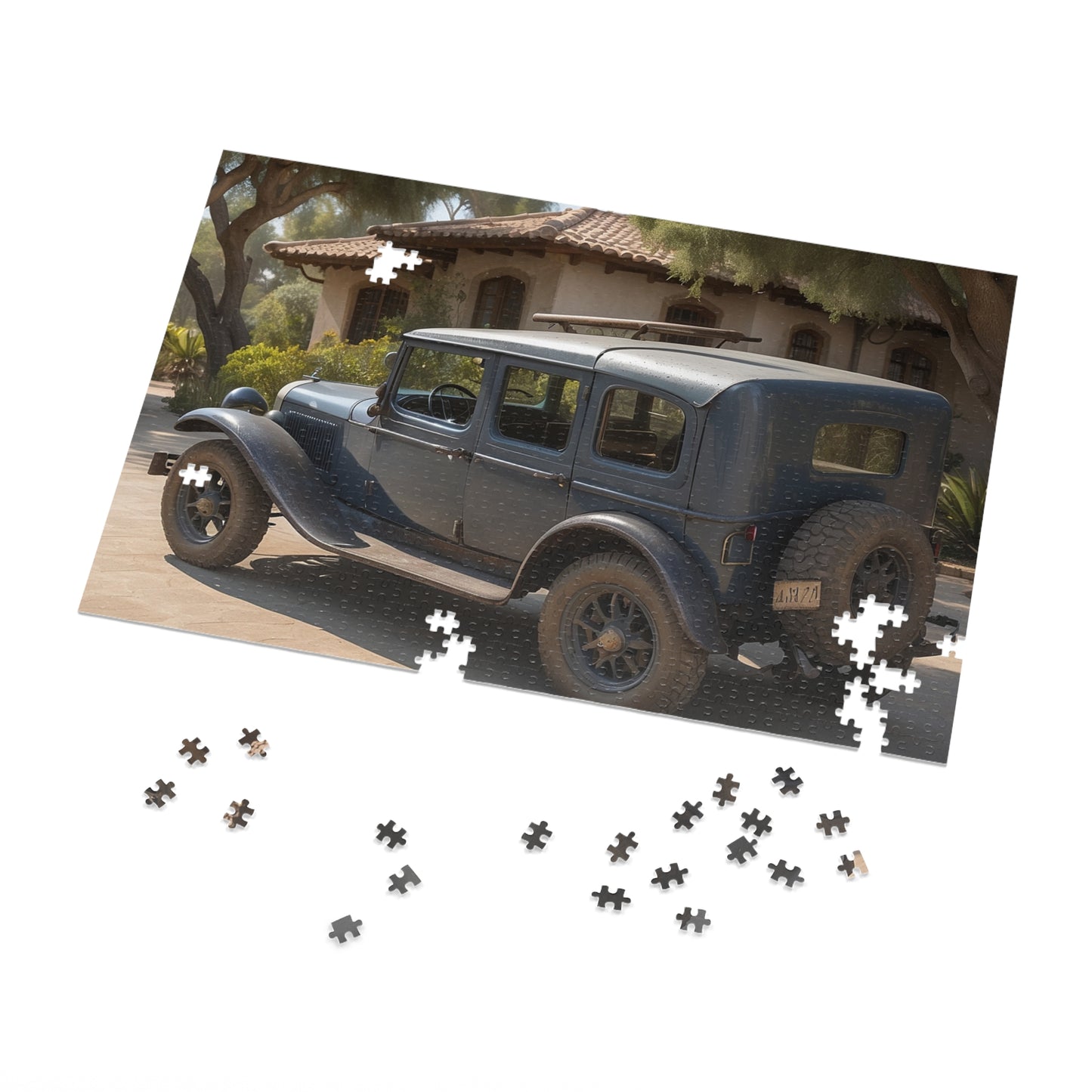 Heritage Homestead Automobile Jigsaw Puzzle (252, 500, 1000-Piece)