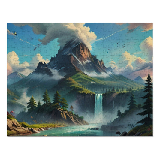 Skyfall Peaks Jigsaw Puzzle (30, 110, 252, 500, 1000-Piece)