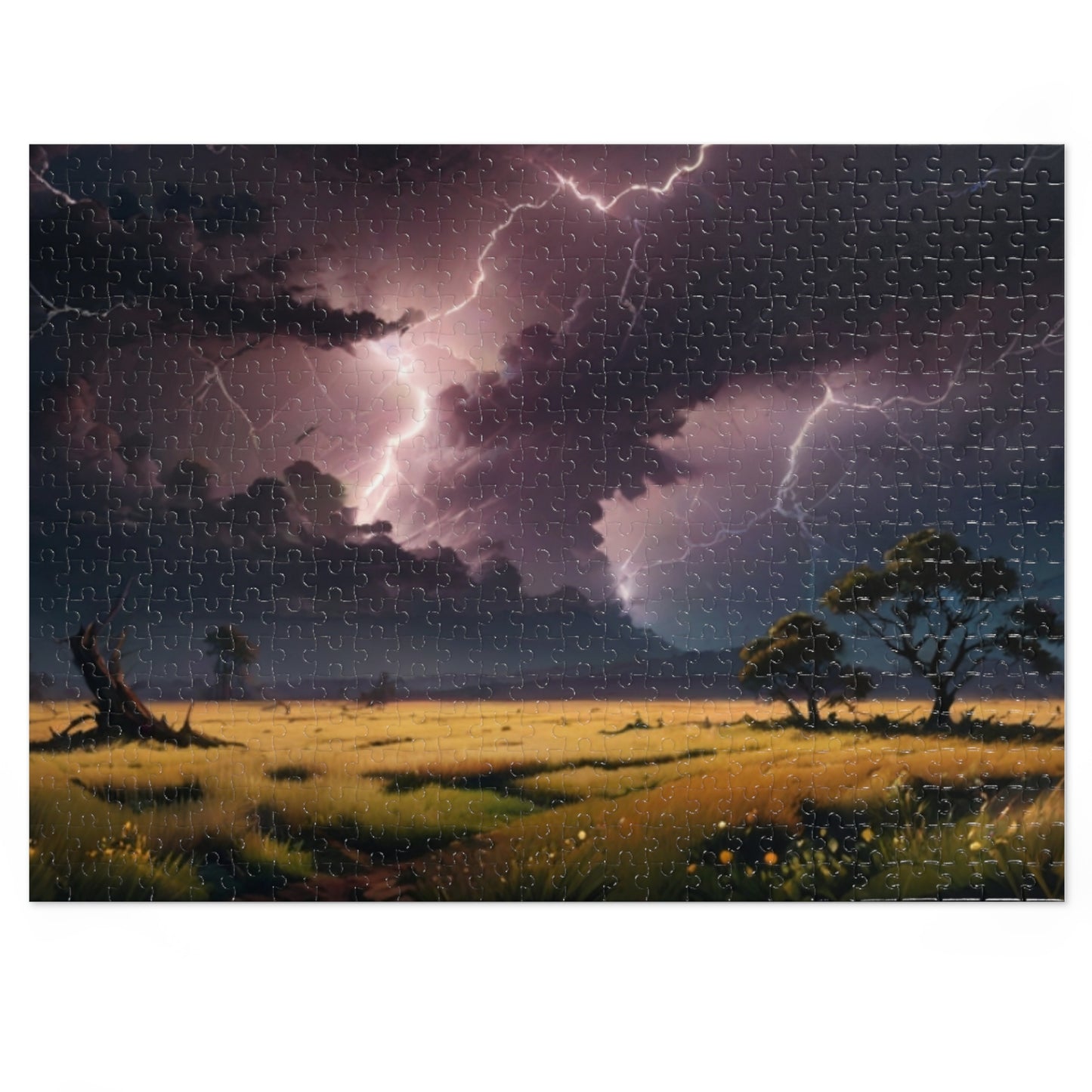 Lightning Plains Jigsaw Puzzle (30, 110, 252, 500, 1000-Piece)
