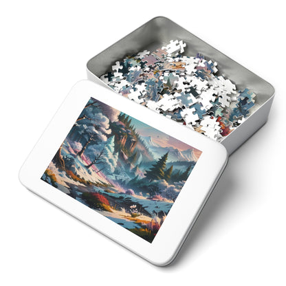 Silver Mist Valley Jigsaw Puzzle (30, 110, 252, 500, 1000-Piece)