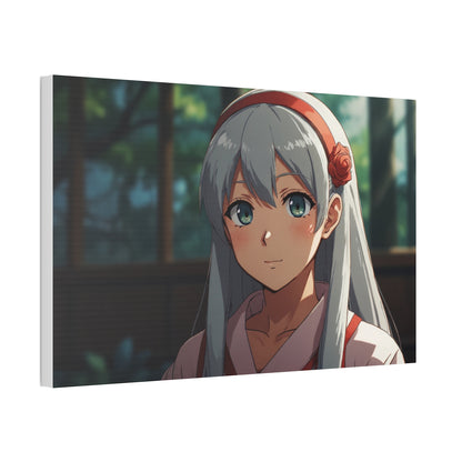 Glimpse of Serenity: Anime Character Canvas Stretched, 1.5''  Puzzlers Paradise