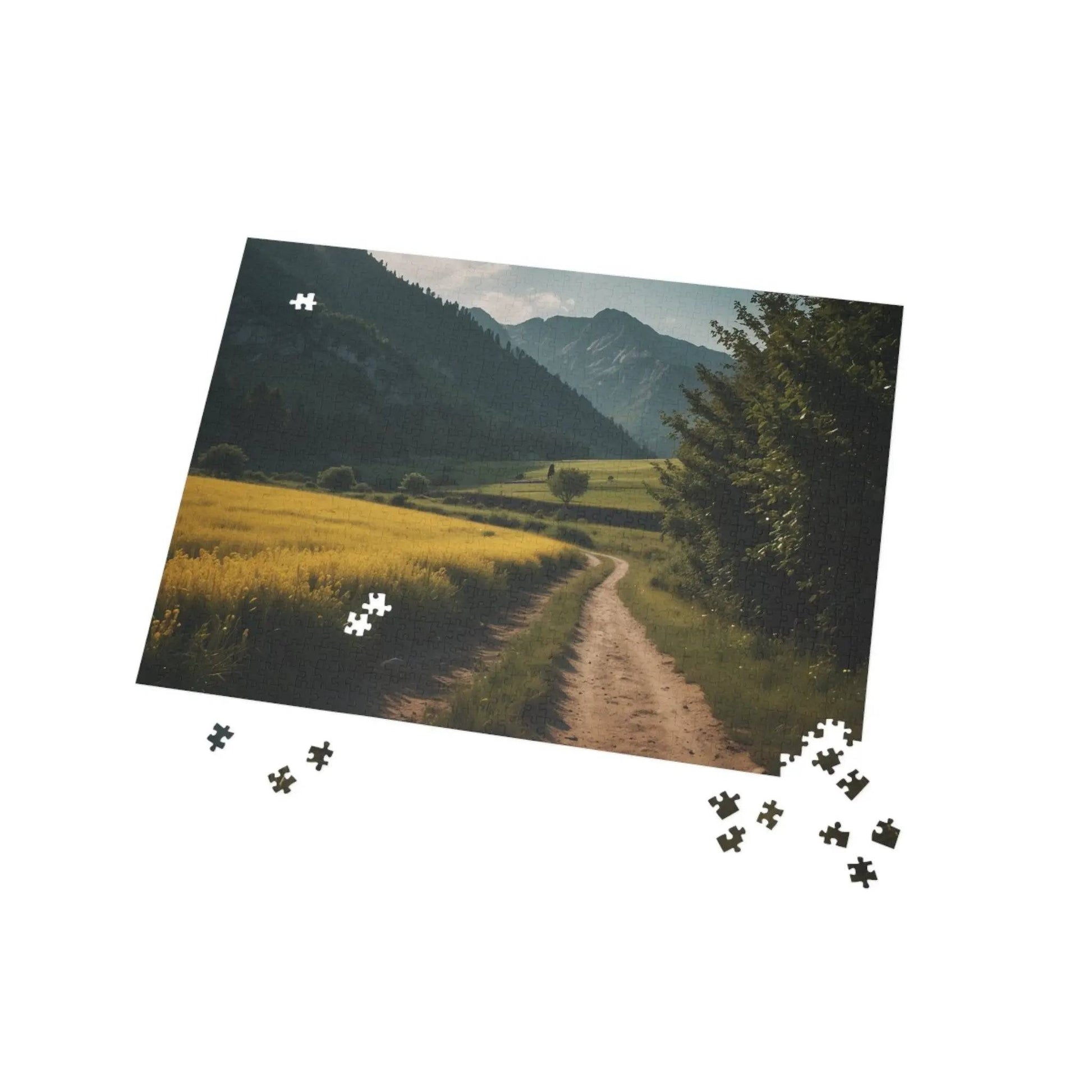 Meadow Trail Puzzle (96, 252, 500, 1000-Piece) - Puzzlers Paradise
