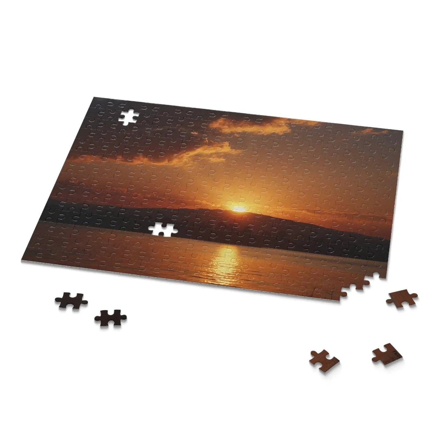 Sunset Serenity Puzzle (120, 252, 500-Piece) - Puzzlers Paradise